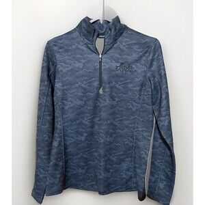 Alaska Air Cutter & Buck Women's Small Traverse Stretch 1/4 Zip DryTec Pullover